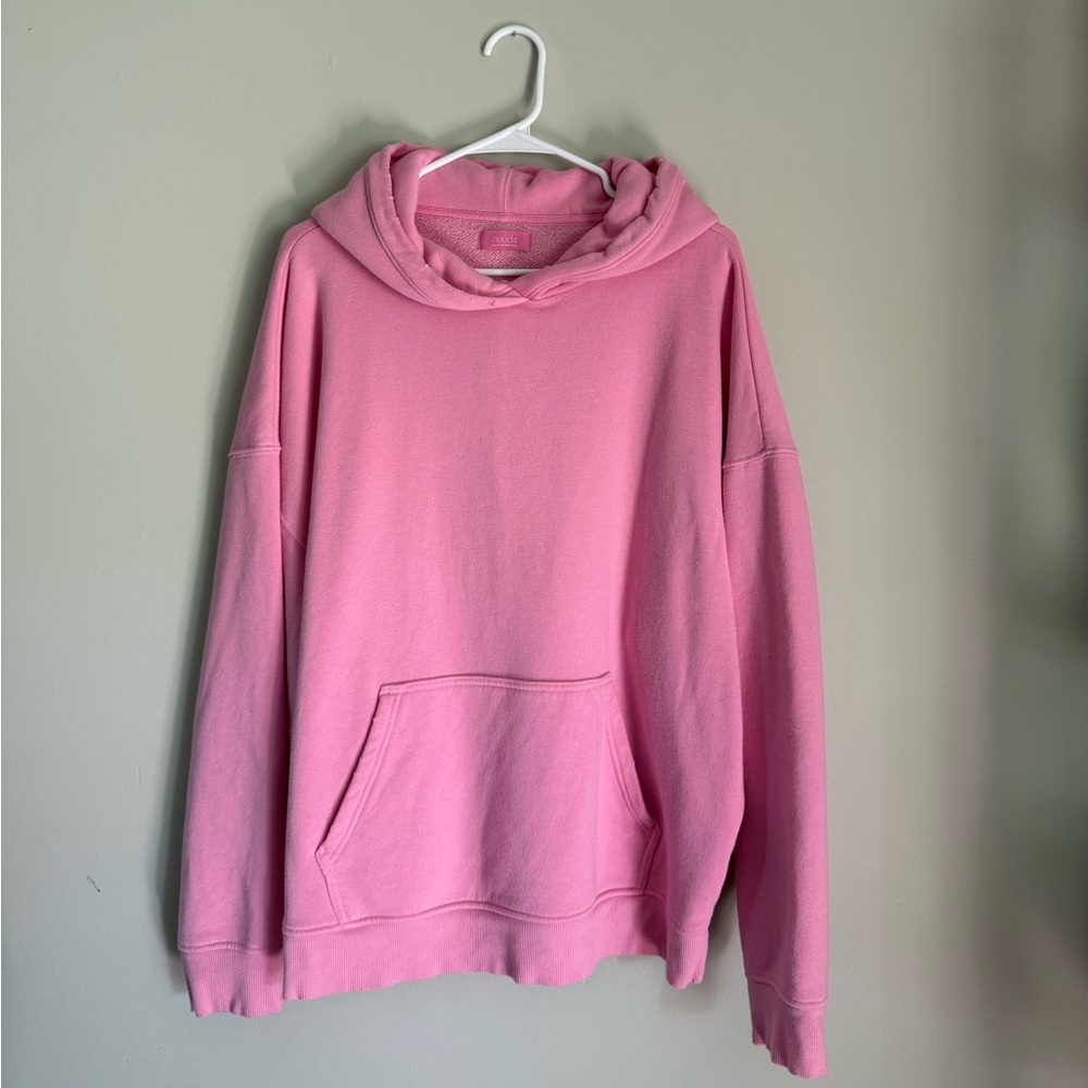 NUUDS Hoodie in ‘Bubblegum Pink’ - Picture 3 of 7